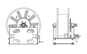 Hose reel 2 inch x 10mtr 40Bar